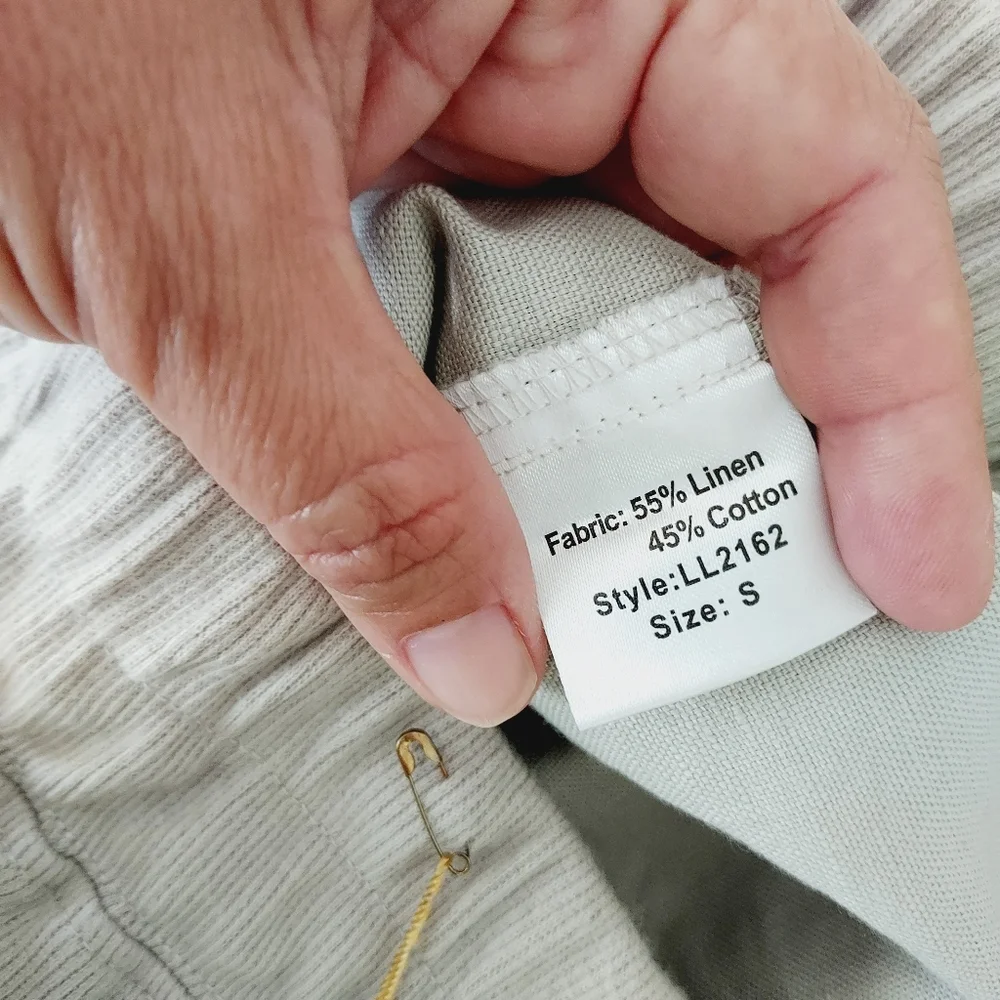 ELAN LINEN JOGGER - NATURAL - S - Picture 8 of 8